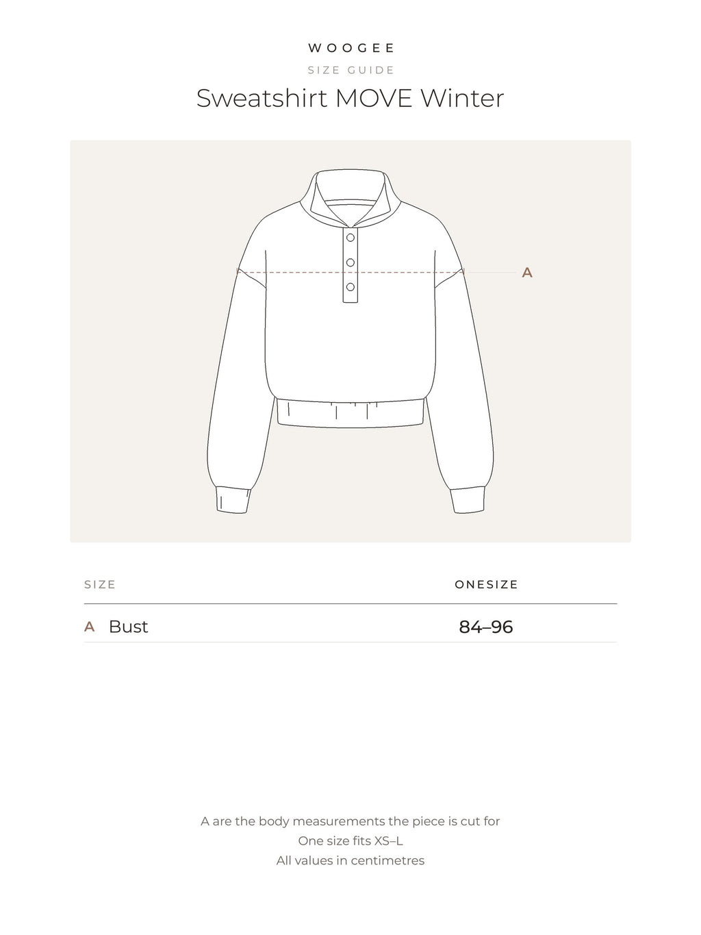 Size & fit — Grey Melange — Pink — Black — WOOGEE