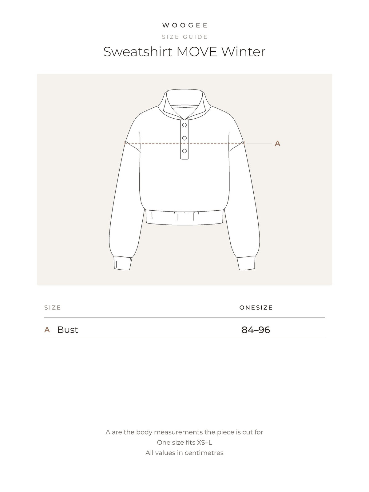 Size & fit — Grey Melange — Pink — Black — WOOGEE