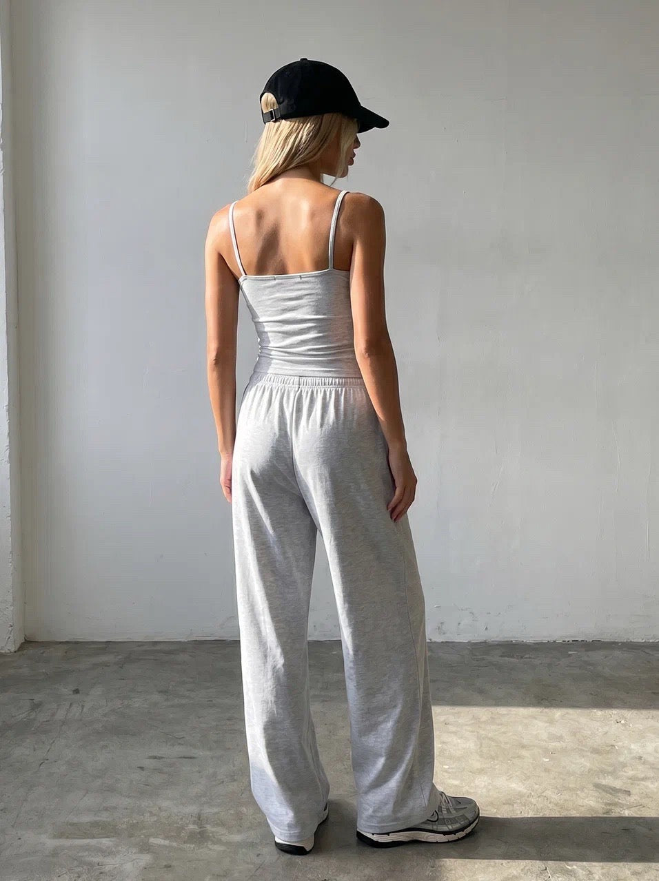 Pants LOUNGE — Grey Melange — WOOGEE
