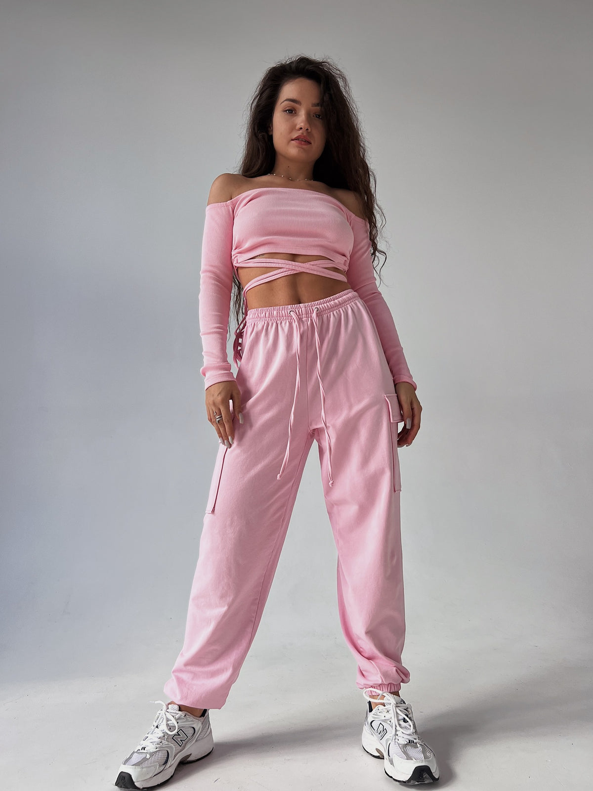 Pants Cargo AMBITION — Pink