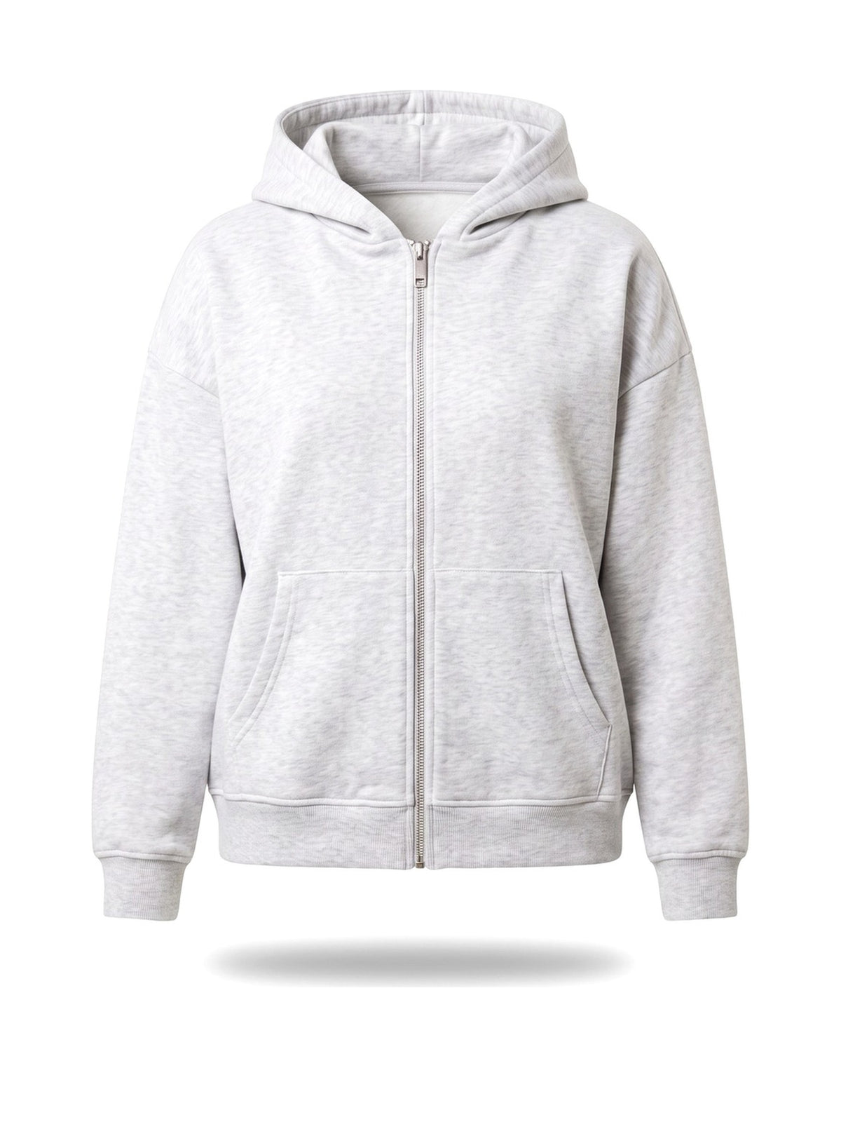Hoodie MOVE Winter — Grey Melange — WOOGEE