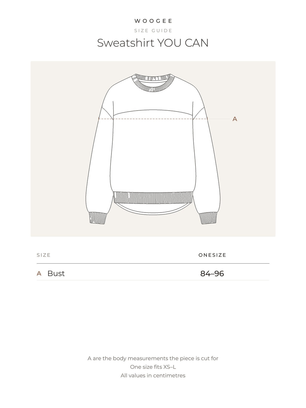 Size & fit — Burgundy — Grey Melange — Chocolate — WOOGEE