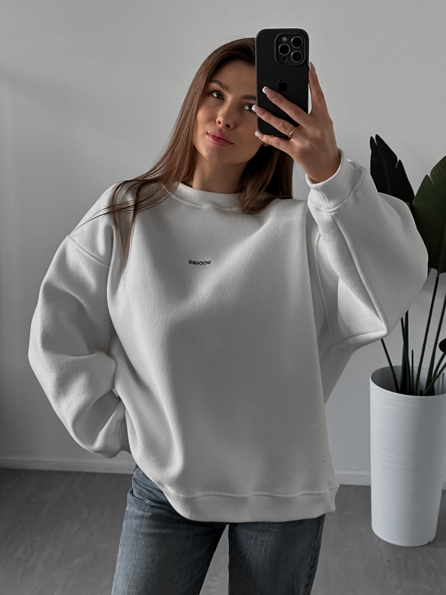 Sweatshirt COSY ( One Size) — Milk