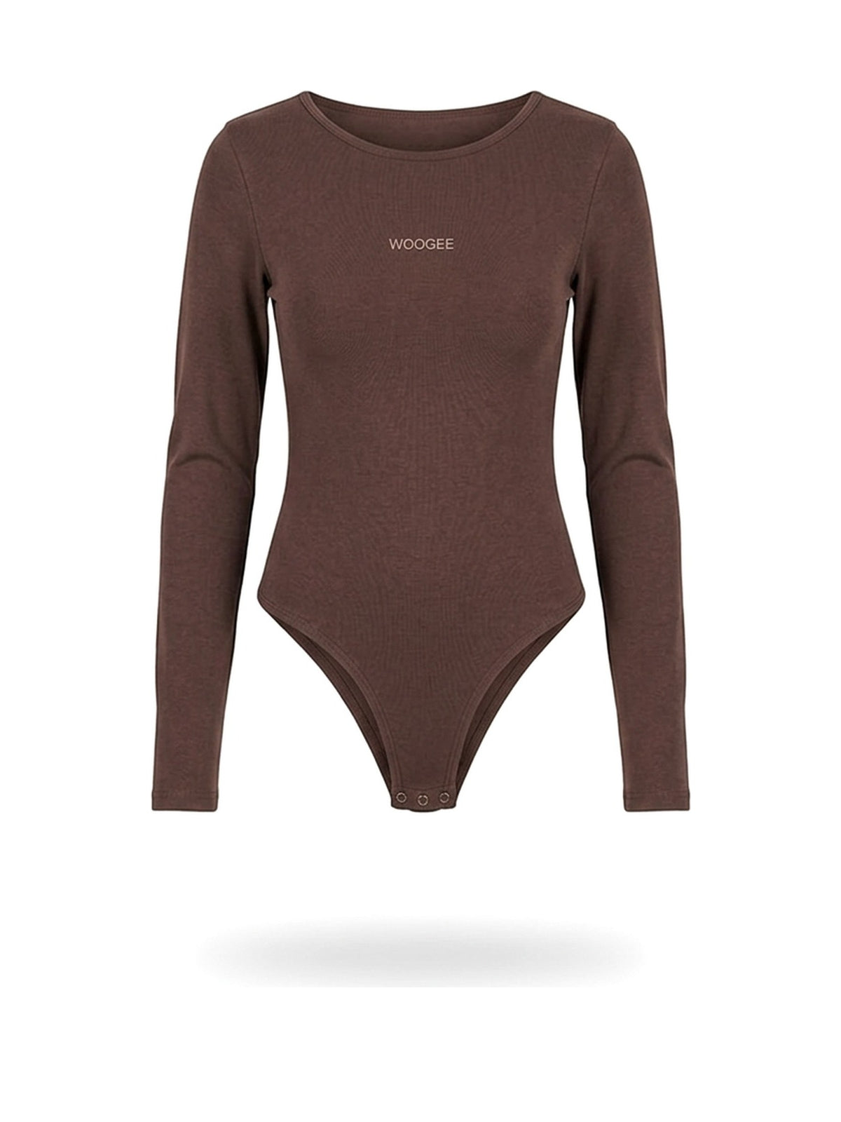 Bodysuit with Sleeves "LOUNGE light" · Chocolate