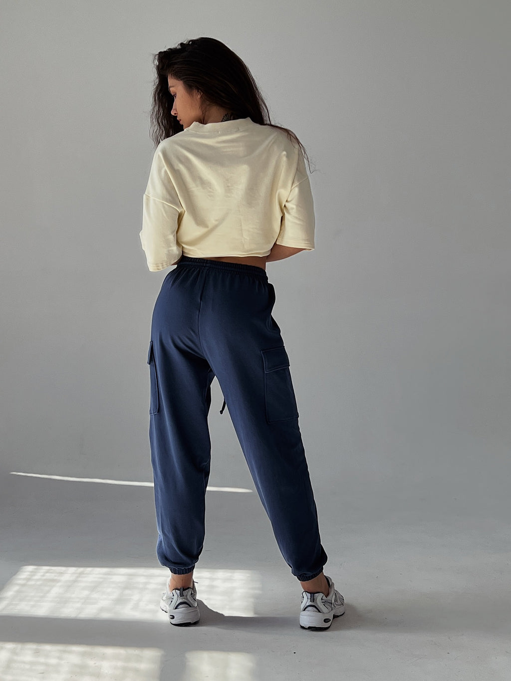 Pants Cargo AMBITION — Indigo