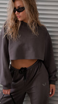 Sweatshirt UNREAL — Asphalt