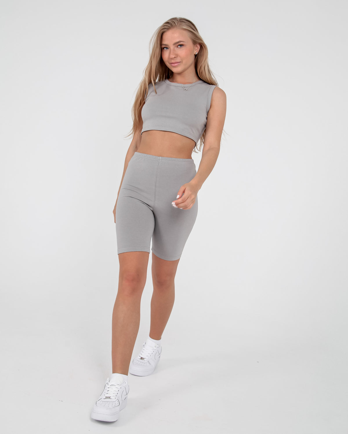 Bike Shorts TERRI — Cement