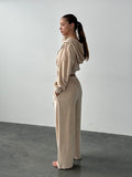 Pants SOFTNESS NEW VELOURS — Sand