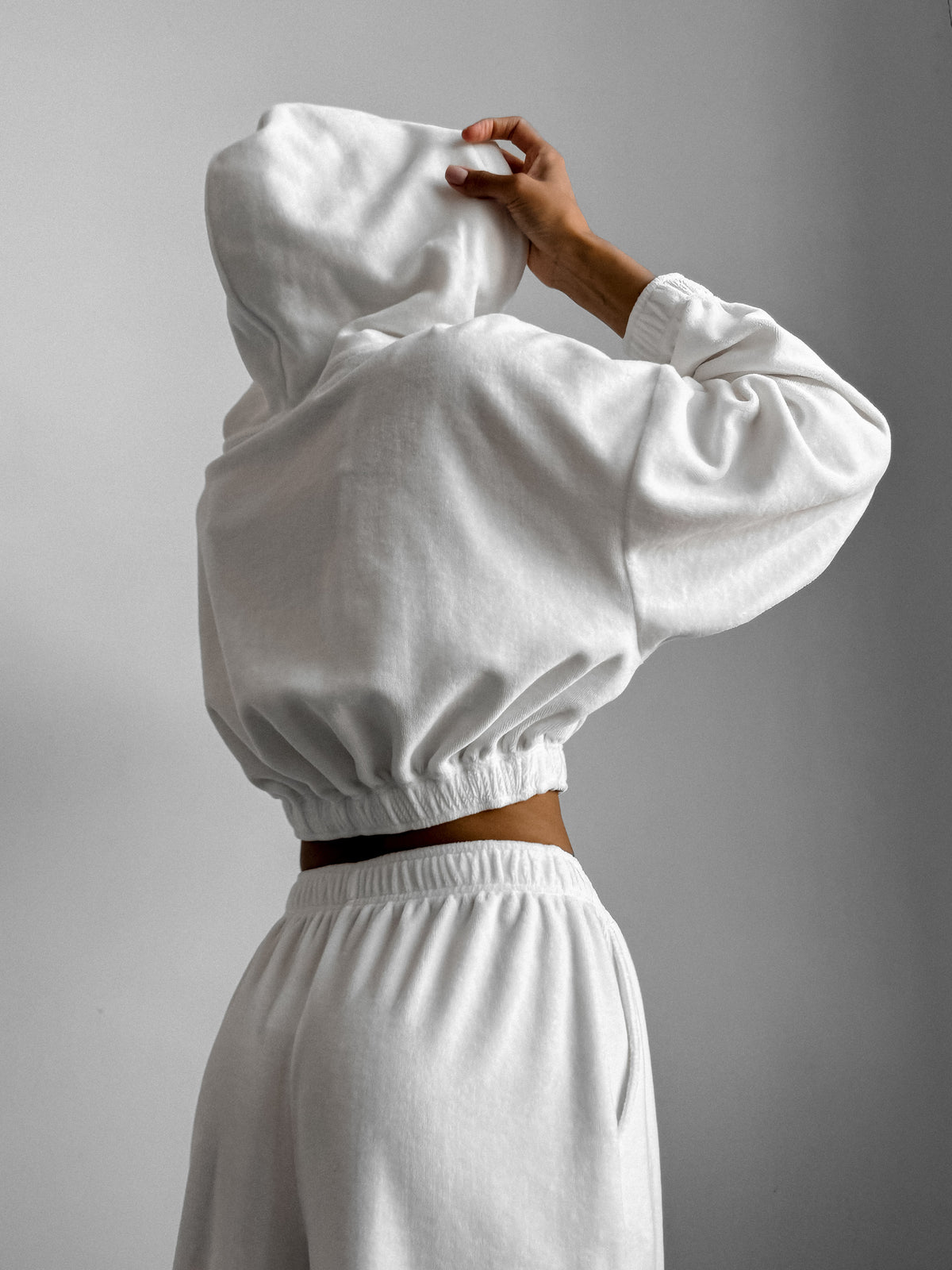 Hoodie ZIP SOFTNESS — Milk