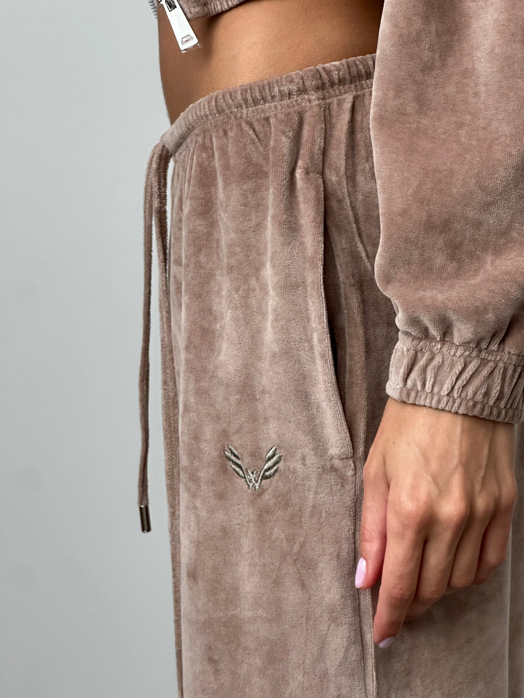 Pants SOFTNESS NEW VELOURS — Mocha