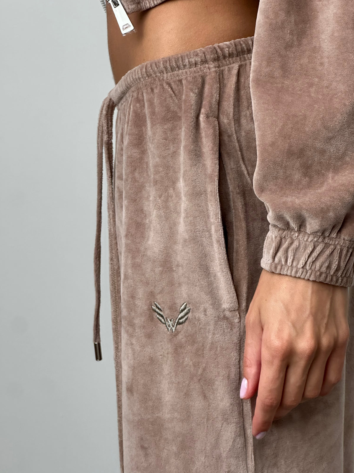 Pants SOFTNESS NEW VELOURS — Mocha