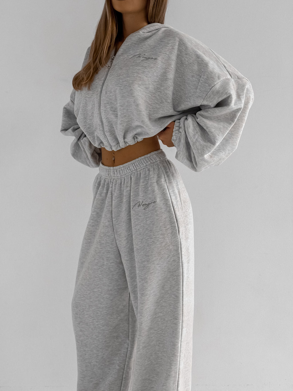 Hoodie BAGGY — Grey Melange