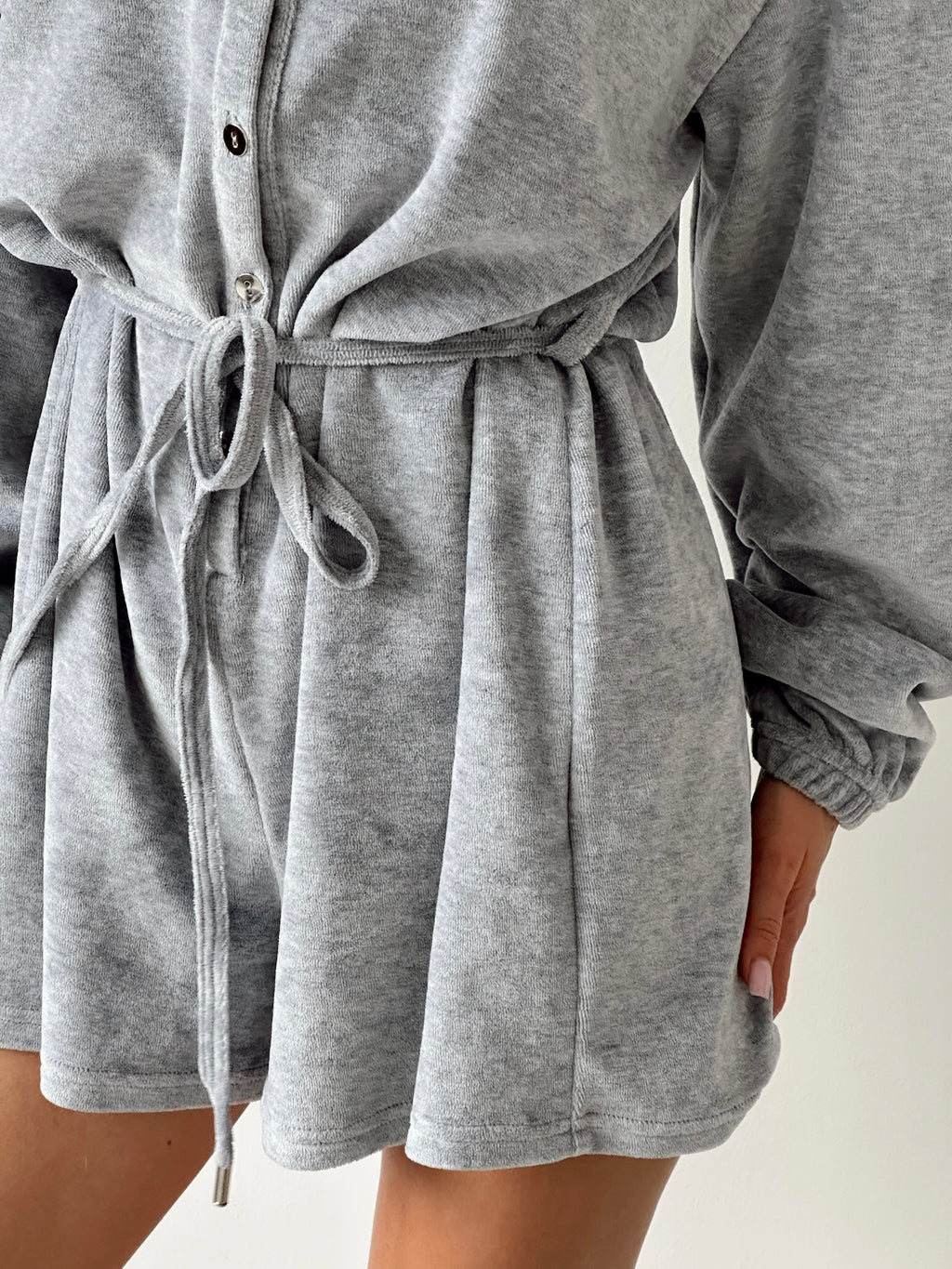 Women's Jumpsuit M-381 SOFTNESS — Marl Grey