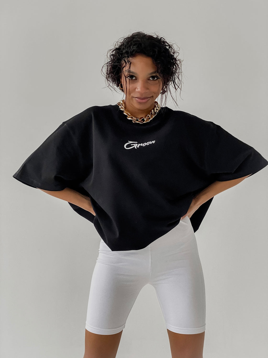 T-shirt GROOVE Black — WOOGEE