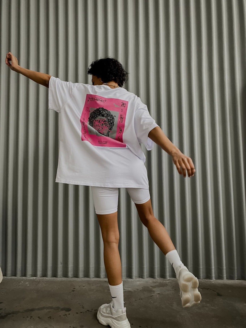 T-shirt GROOVE / White — WOOGEE