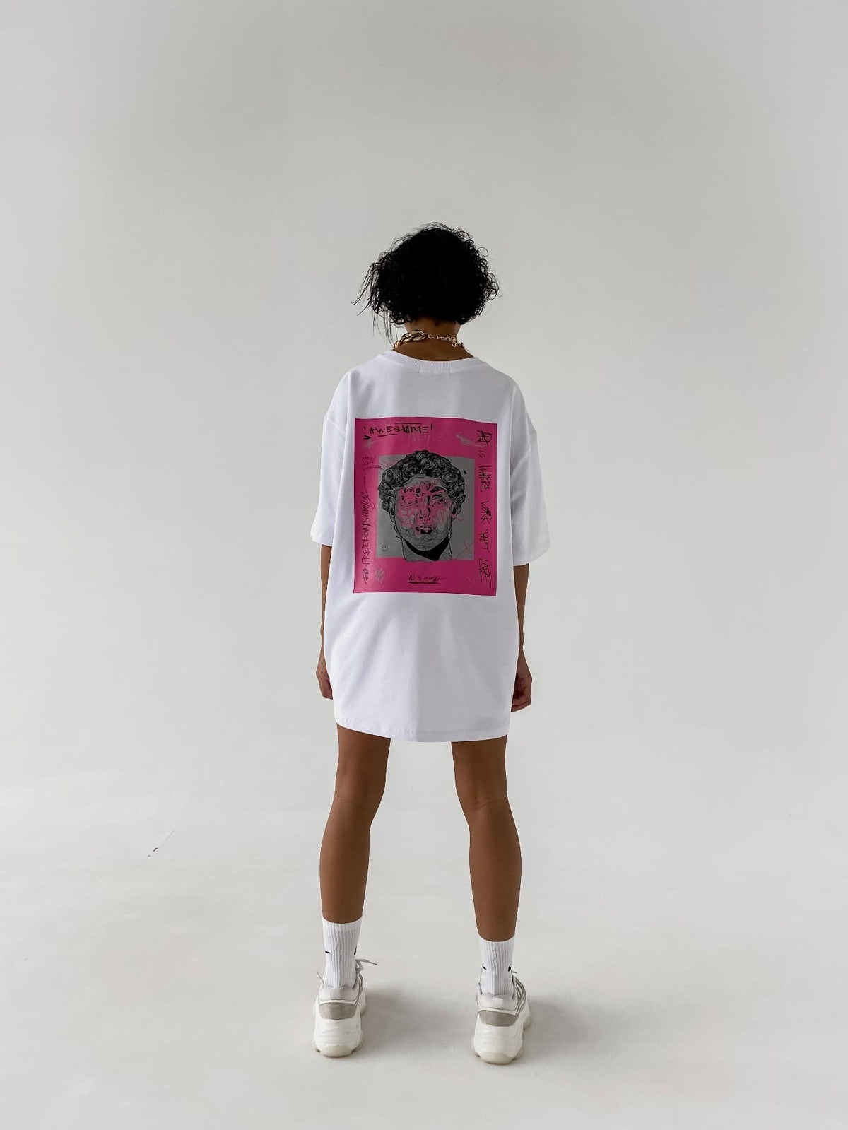 T-shirt GROOVE / White — WOOGEE