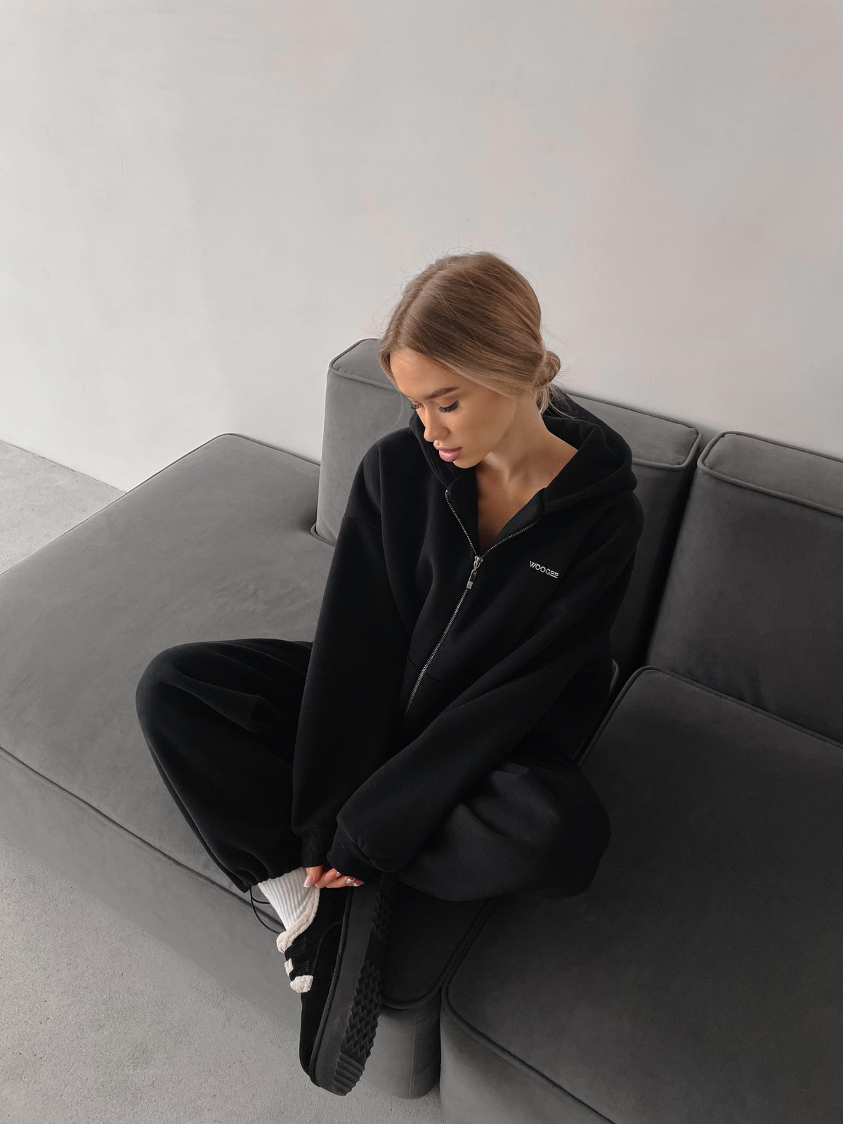 Hoodie MOVE Winter — Black