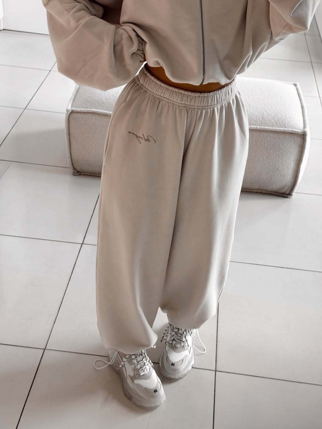 Pants BAGGY — Cream