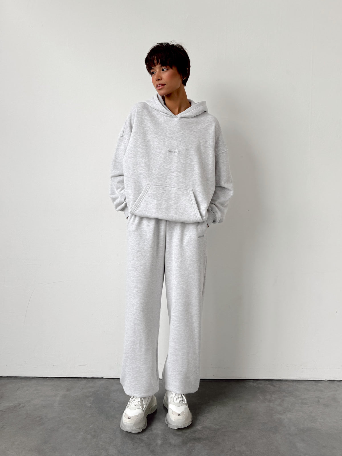 Hoodie CLOUD mid-season — Grey Melange