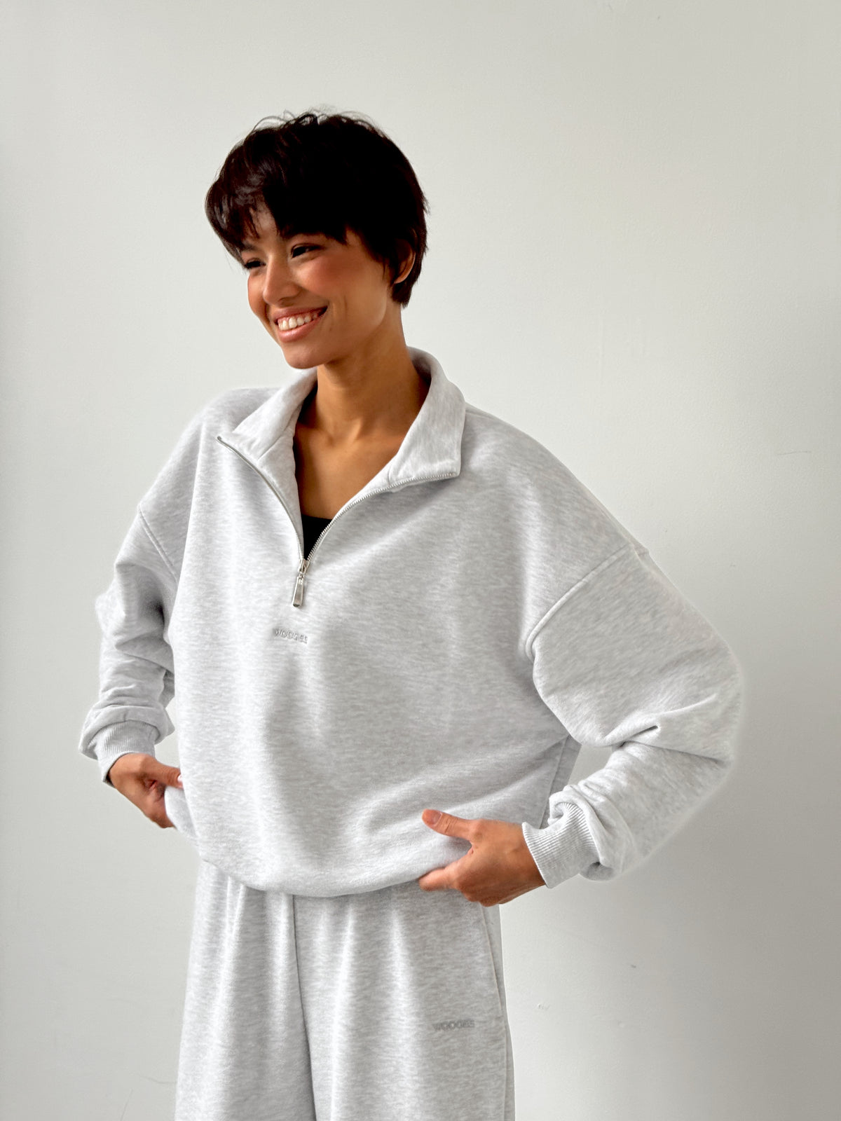 Sweatshirt CLOUD mid-season — Grey Melange