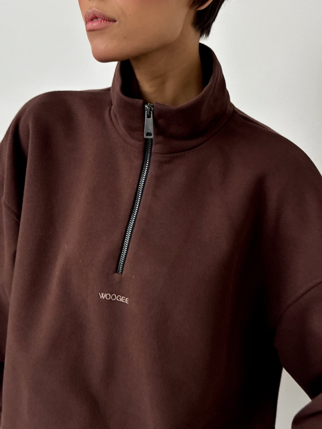 Sweatshirt CLOUD mid-season — Chocolate