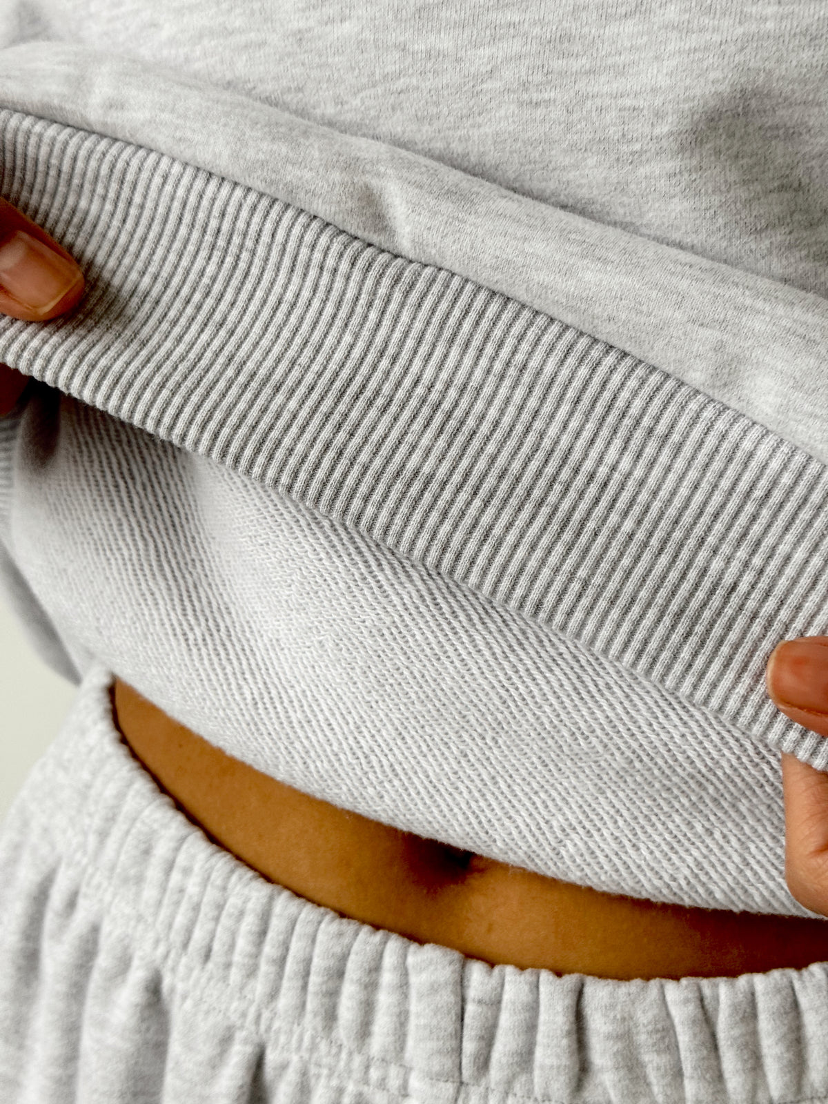 Hoodie CLOUD mid-season — Grey Melange