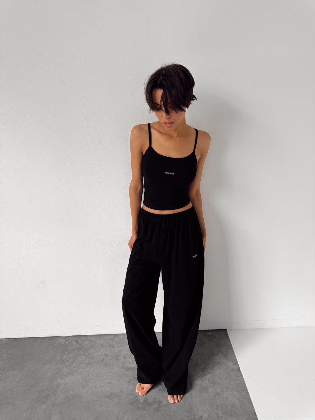 Pants LOUNGE — Black — WOOGEE