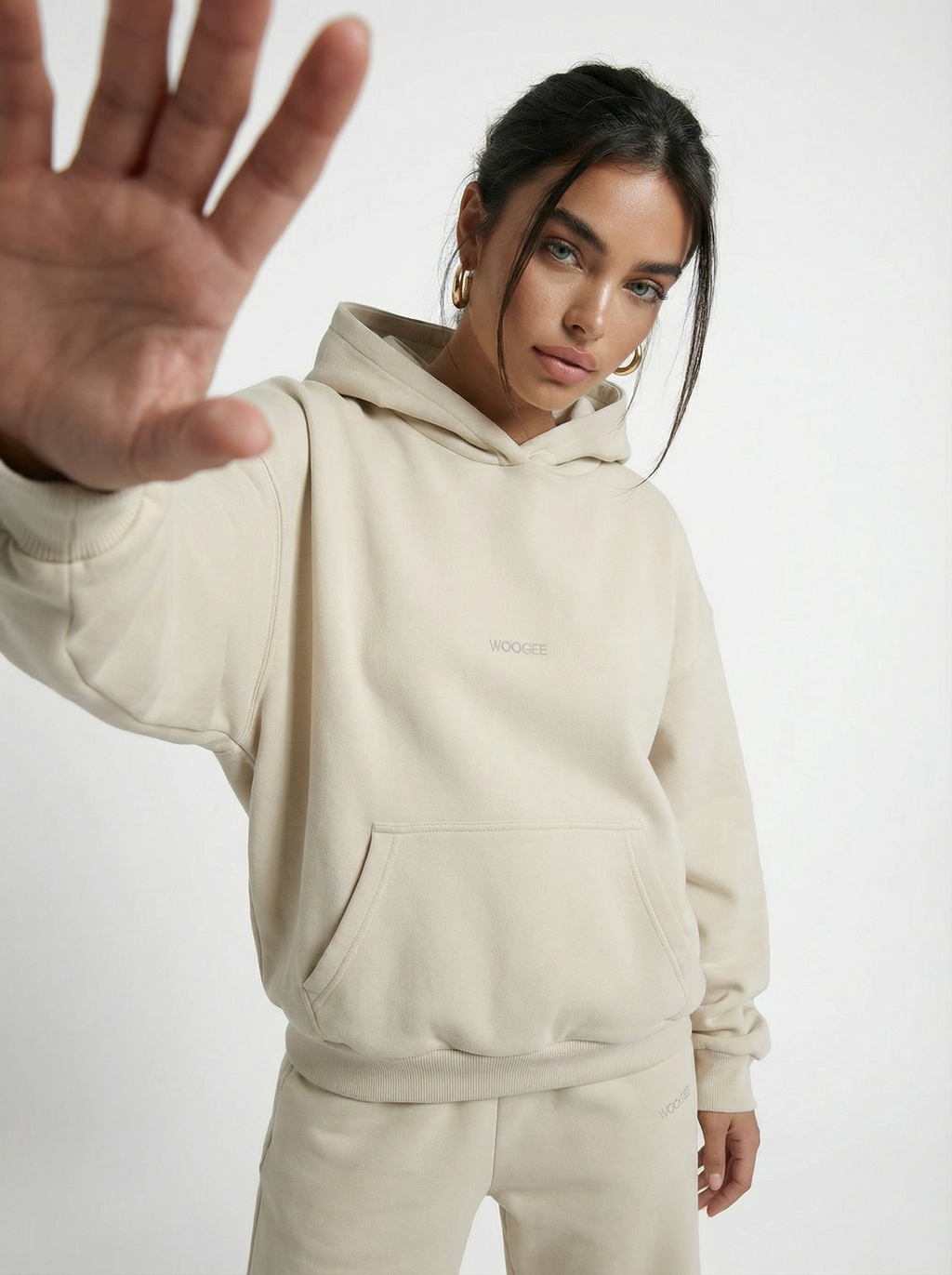Hoodie CLOUD Winter — Cream