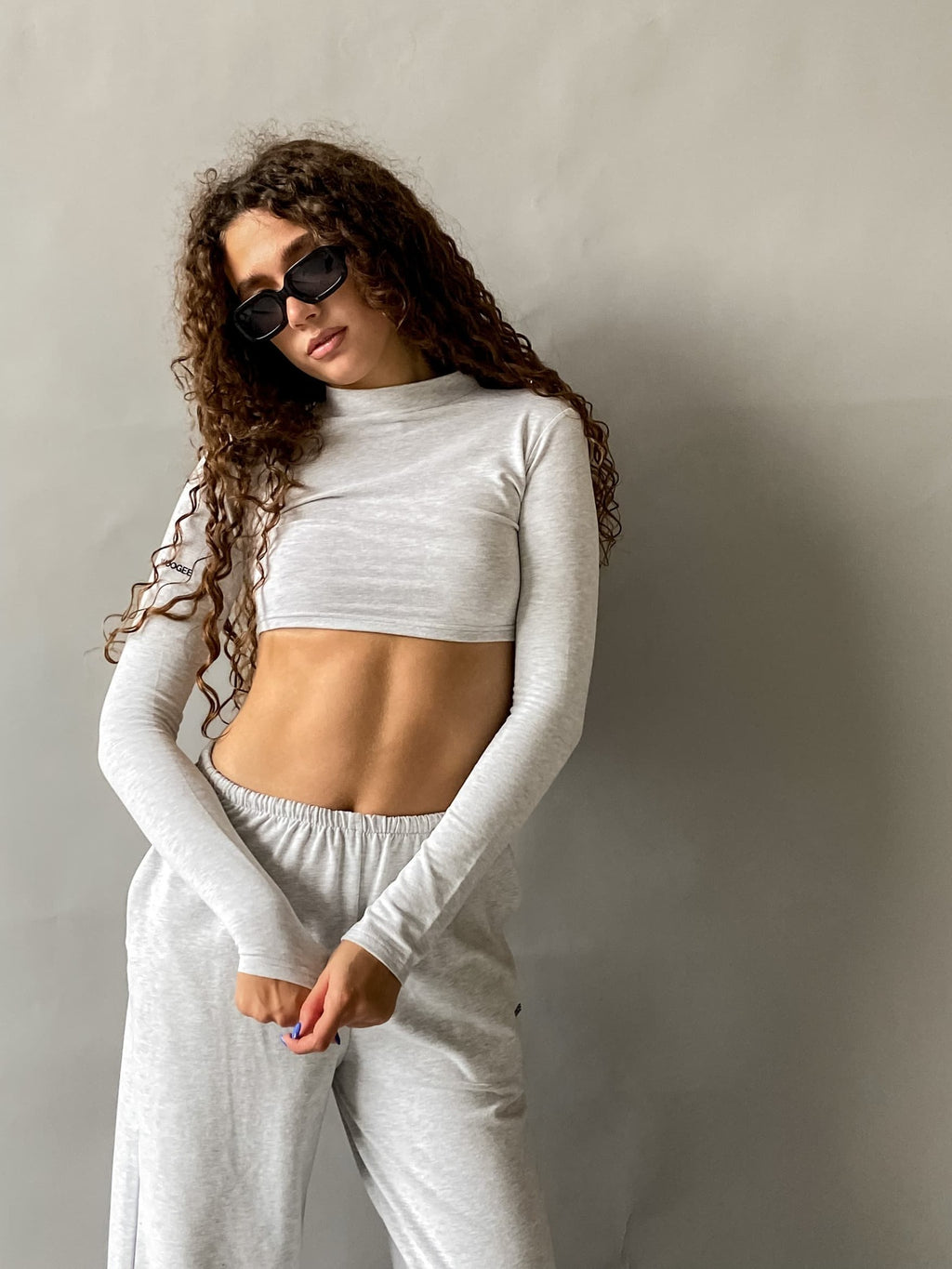 Longsleeve BASE — Grey Melange
