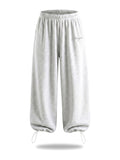 Pants BAGGY — Grey Melange