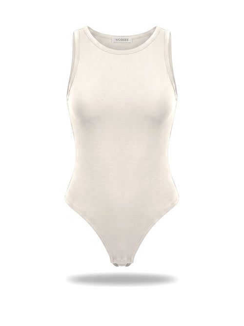 Bodysuit LOUNGE — Cream — WOOGEE