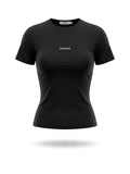 T-shirt "LOUNGE" — Black — WOOGEE