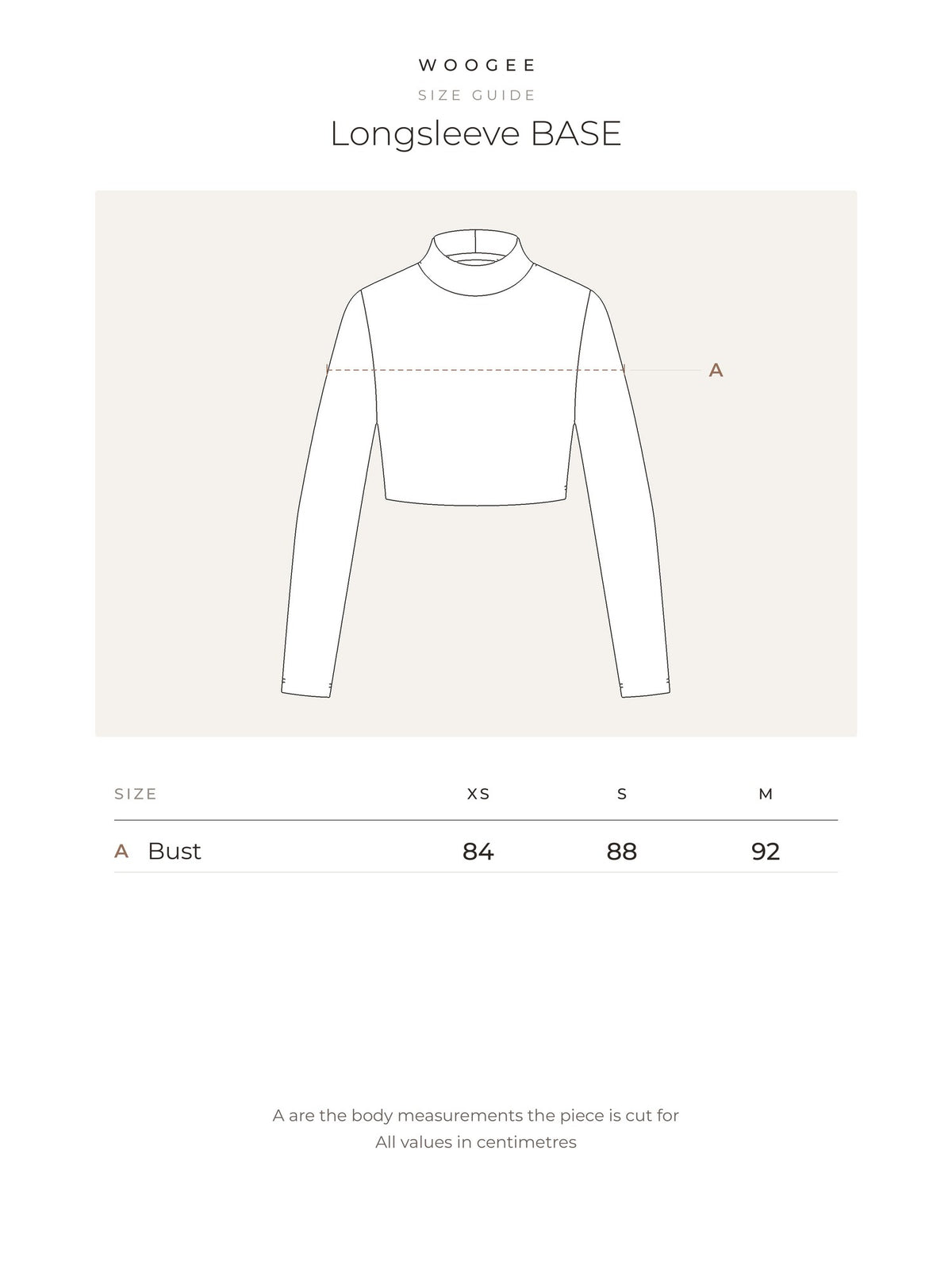 Size & fit — Grey Melange — Milk — Black — WOOGEE