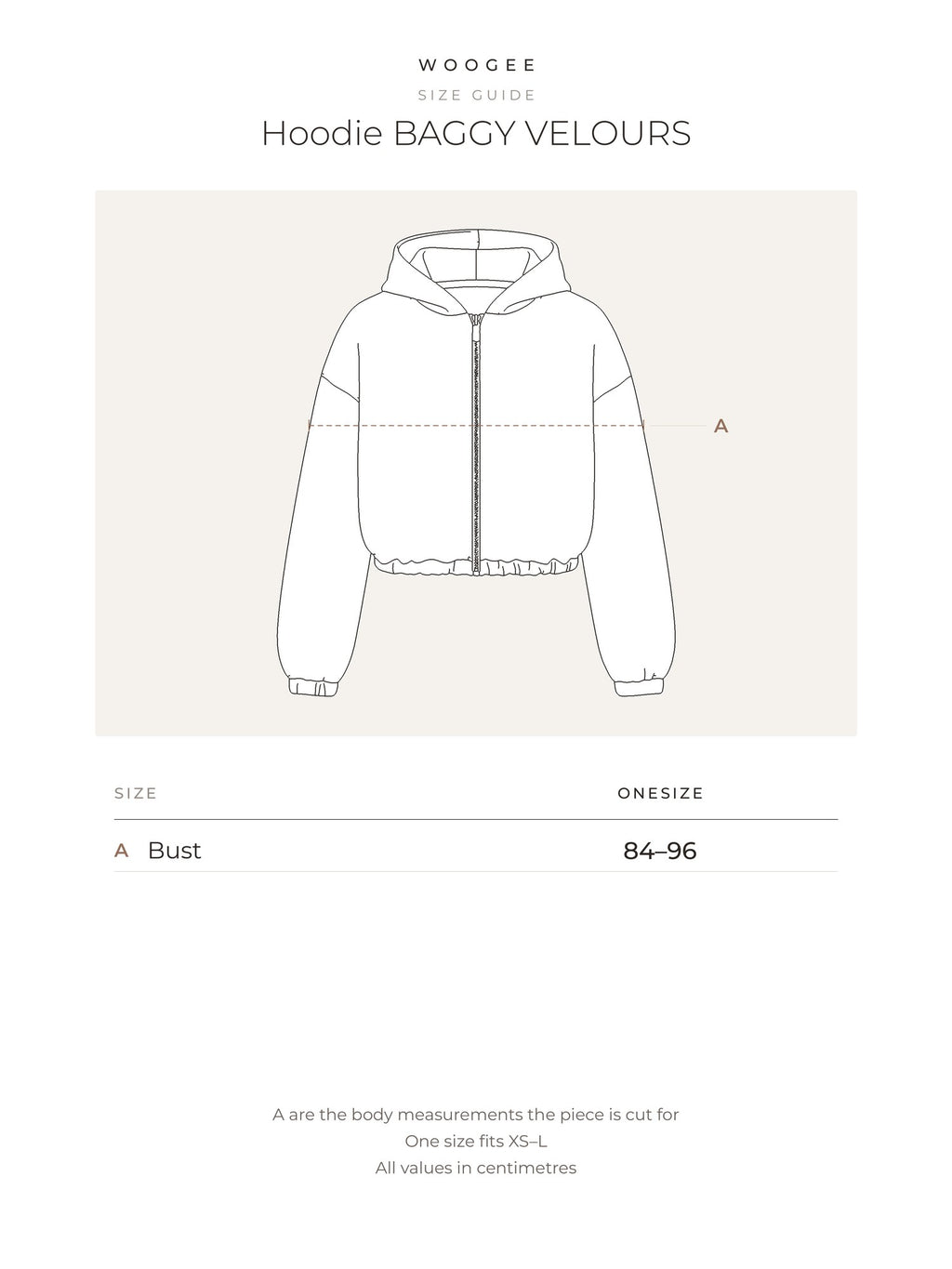 Size & fit — Marl Grey — Chocolate — WOOGEE