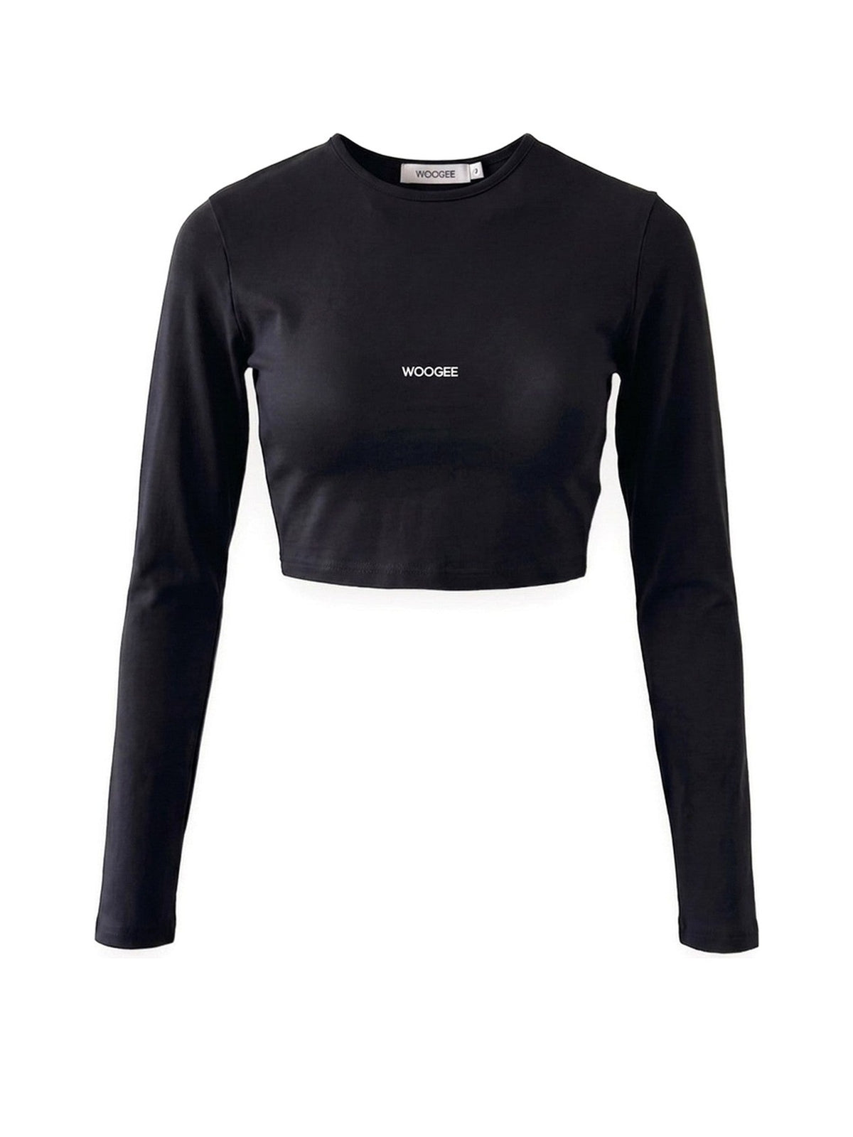 Crop Longsleeve LOUNGE — Black