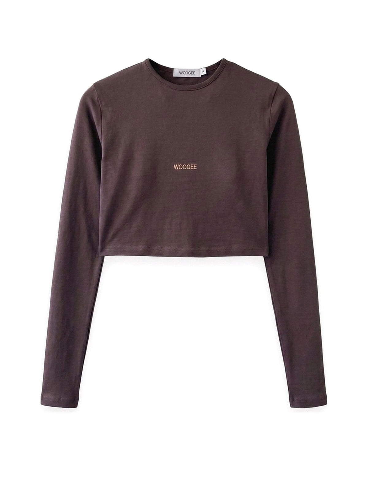 Crop Longsleeve LOUNGE · Chocolate