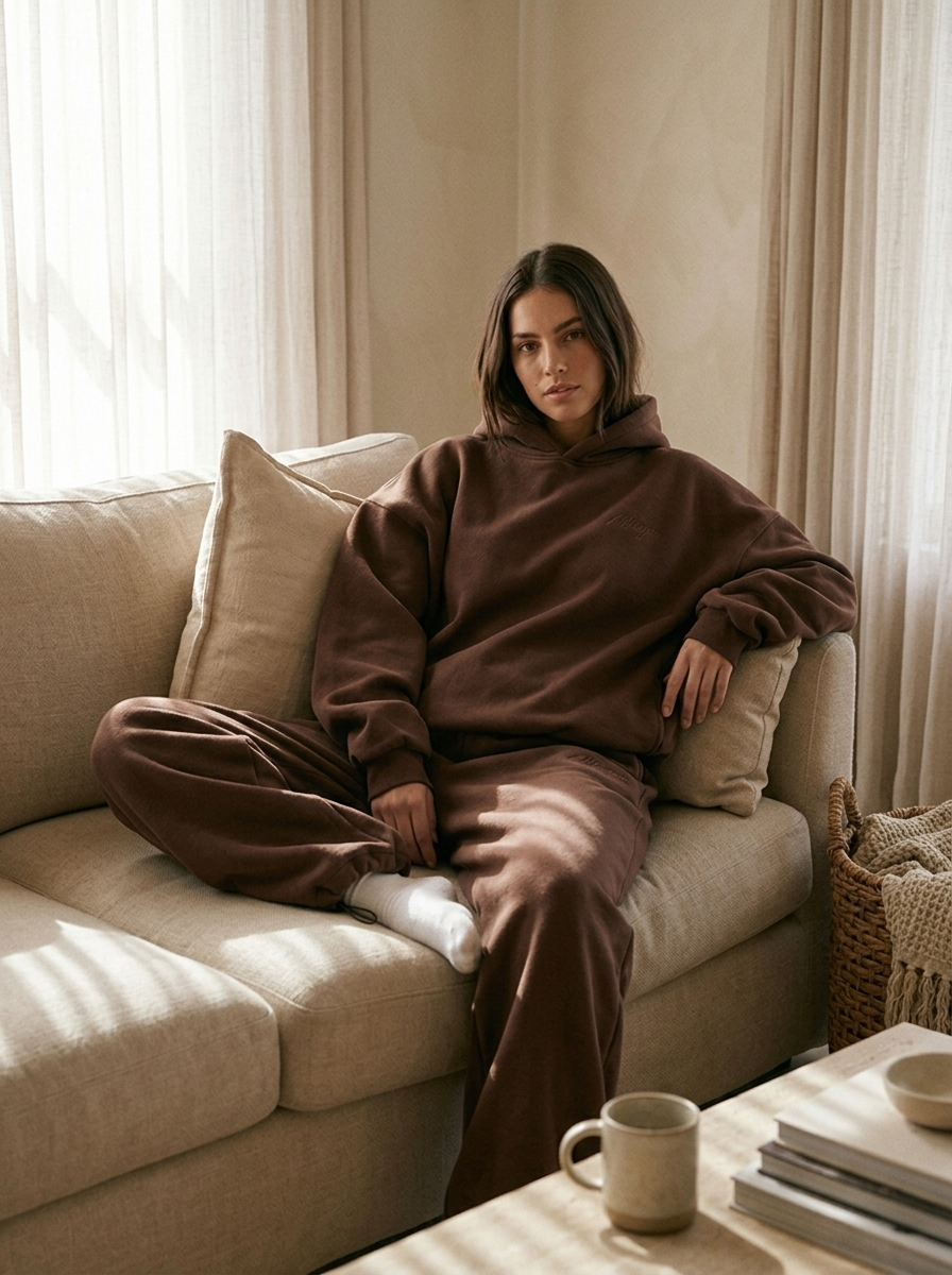 SOFTNESS Oversized Set — Chocolate · Предзаказ — WOOGEE