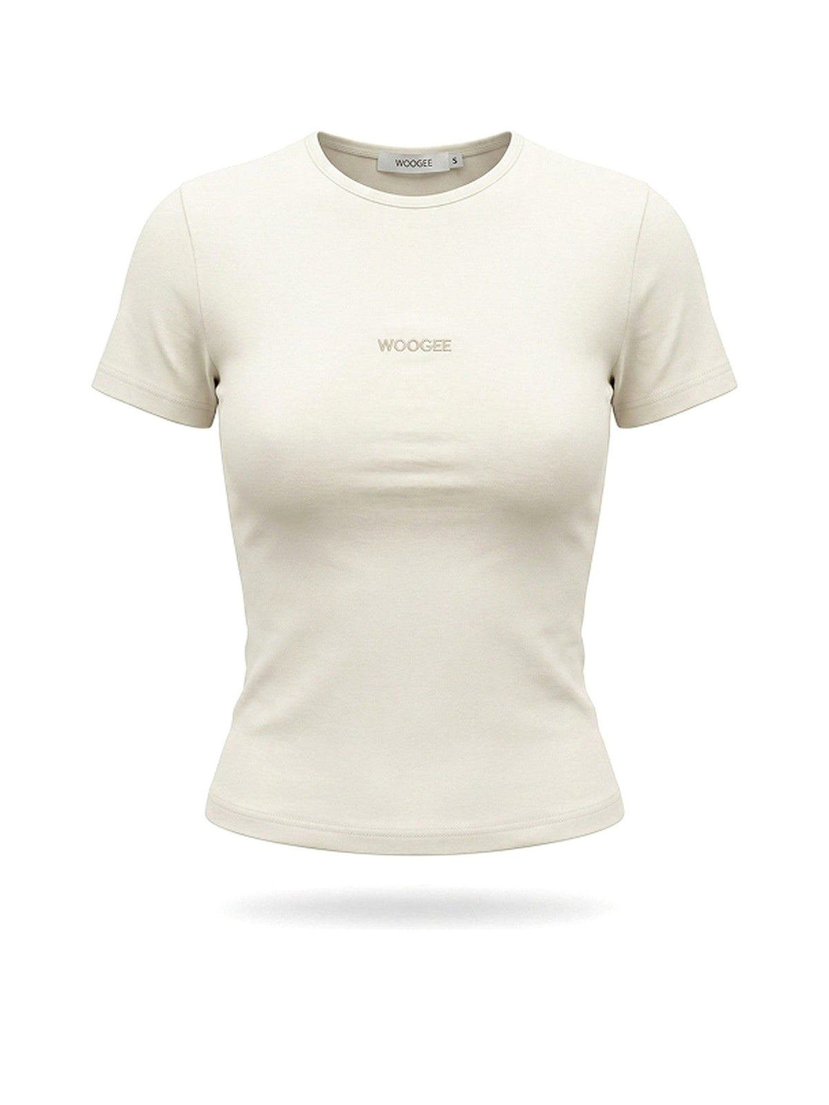 T-shirt "LOUNGE" · Cream