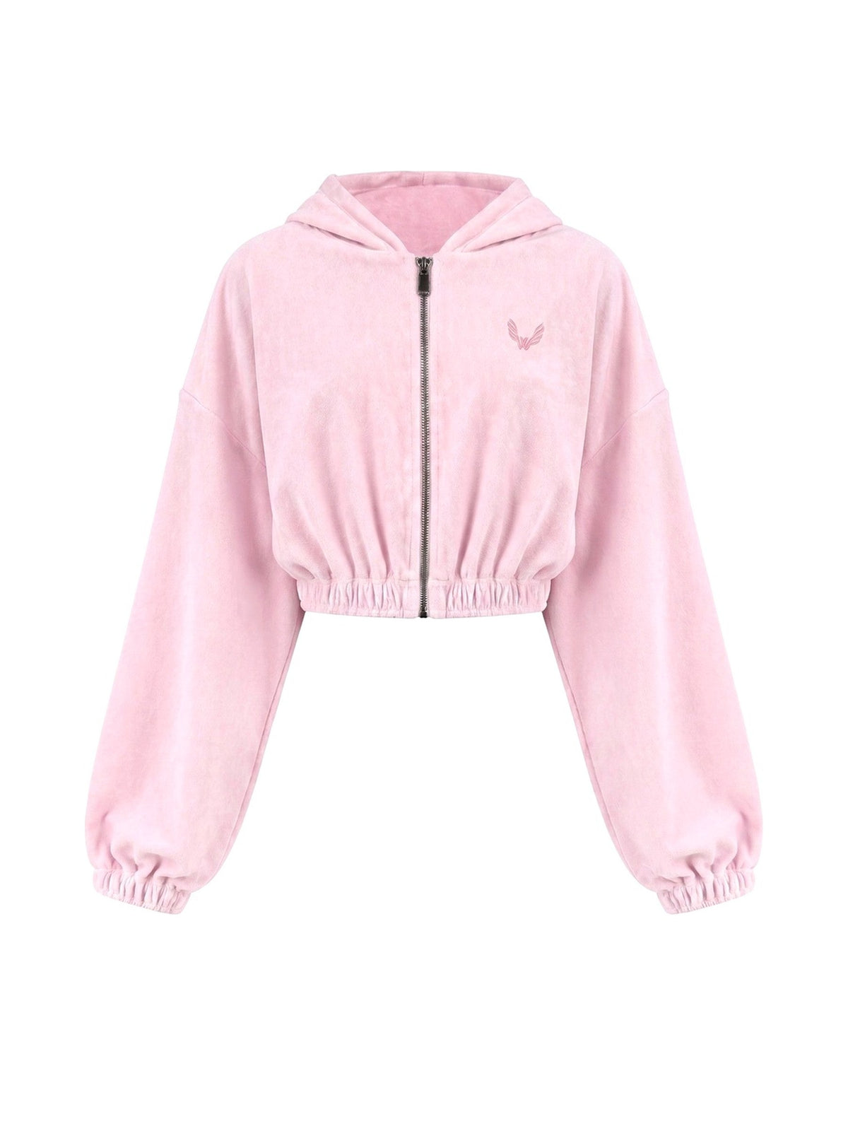 Hoodie ZIP SOFTNESS — Pink — WOOGEE