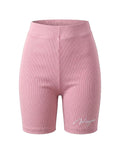 Bike Shorts "SIMPLE NEW" — Pink — WOOGEE