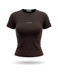 T-shirt "LOUNGE" — Chocolate — WOOGEE