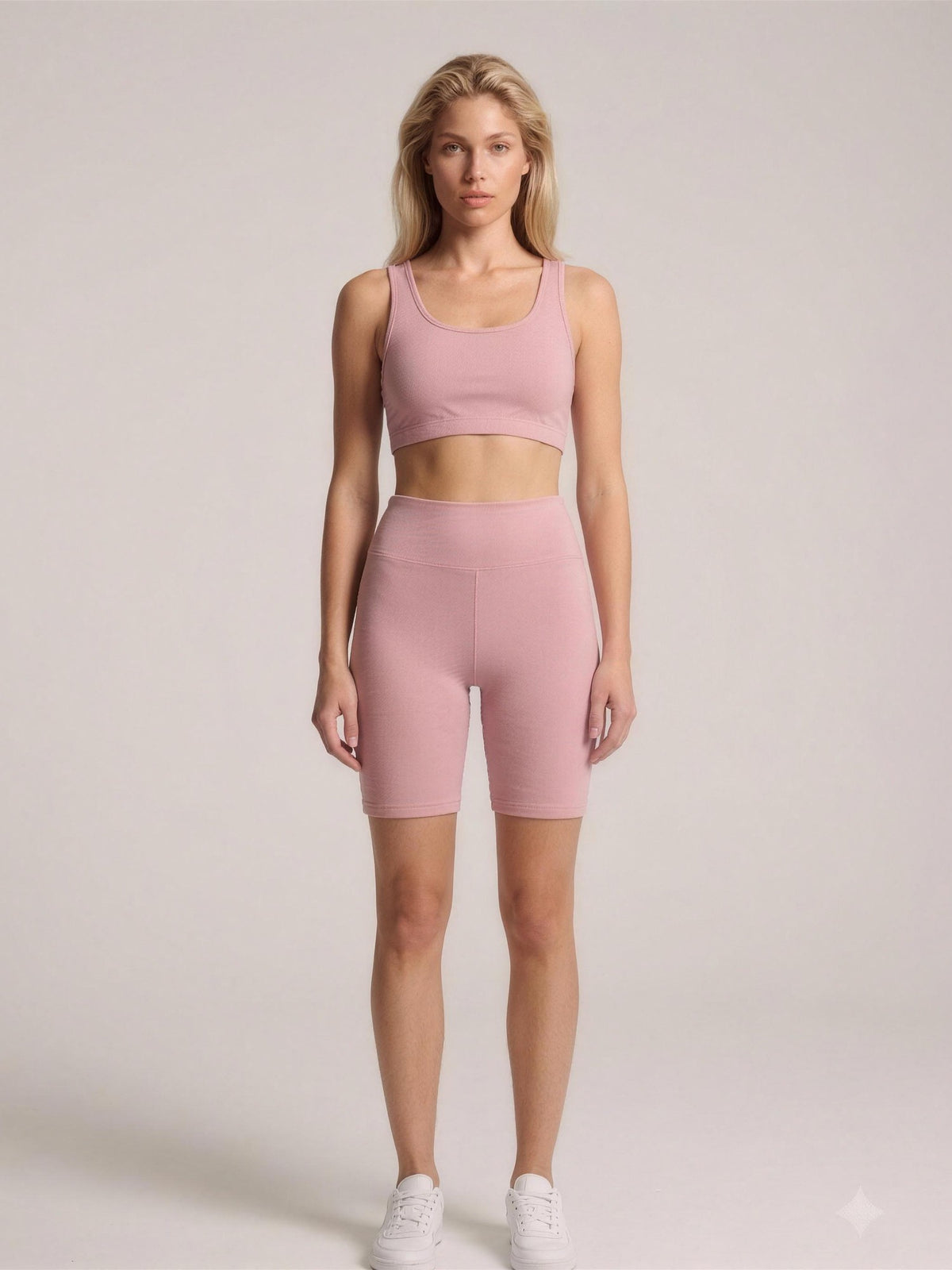 Bike Shorts TERRI — Ash Pink — WOOGEE